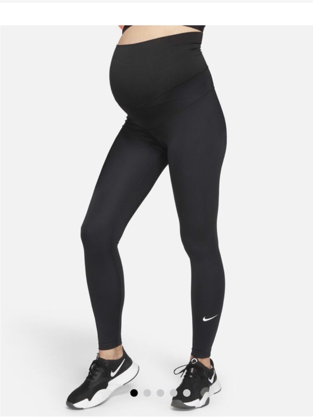 Nike Black Maternity High-Waist Leggings